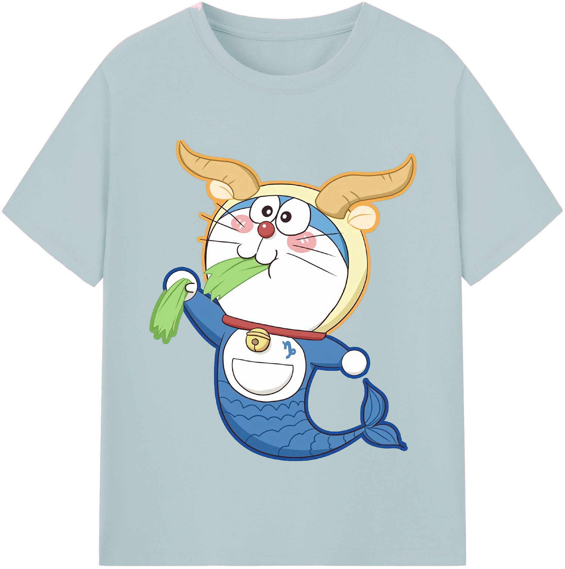 （画像用） ドラえもん Doraemon 綿100％半袖Tシャツ（フロントプリント）